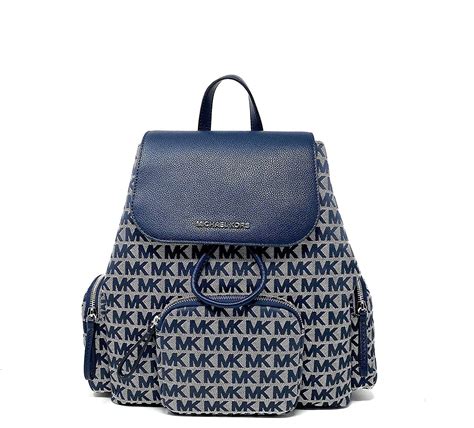 michael kors abbey rücksack navy|Michael Kors Abbey Large Cargo Backpack (Navy) .